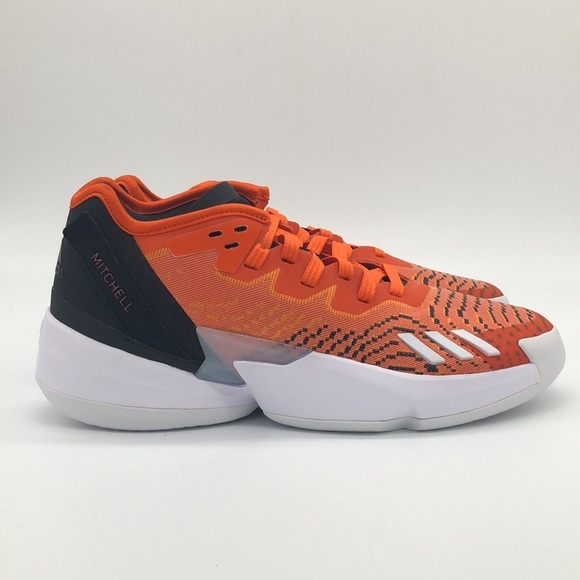 Adidas D.O.N. Issue #4 Donovan Mitchell Team Bright Orange HQ6216 size 8 - Picture 3 of 5